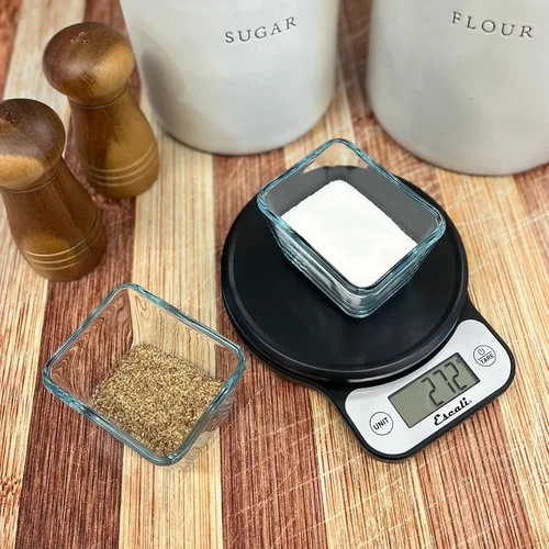 Vista 5 de Escali Telero - Báscula digital de alimentos, báscula de cocina multifuncional, medición precisa de peso y control de porciones, 7.62 x 6.1 x 1.28
