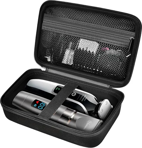 Vista 6 de AMSAMOTION Funda de viaje para Braun MGK3 BT5 BT7 Series Trimmer MGK3335 MGK3221 MGK3245 BT3221 BT5260 BT3240 BT5265 BT7240 Recortadora de barba