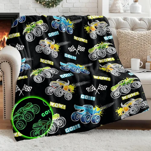 Vista 11 de Levens Manta de motocicleta de regalo para motociclista, 60 x 50 pulgadas, manta de franela suave para deportes extremos para hombres, niños