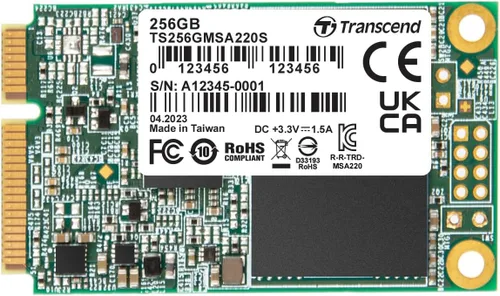 Vista 14 de Transcend MSA220S mSATA III SSD de 64 GB, caché SLC Unidad interna de estado sólido, corrección de errores LDPC ECC, compatible con computadora