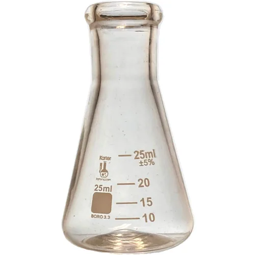 Vista 21 de Karter Scientific - Matraz Erlenmeyer de boca estrecha de 1000 ml, vidrio borosilicato 3.3, 213G22 (Individual) 3.3 vidrio de borosilicato, boca