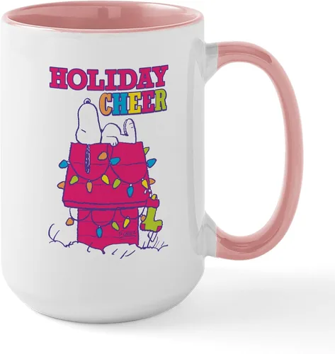 Vista 100 de CafePress SNOOPY Joe Cool - Taza de café de cerámica (15.0 fl oz)