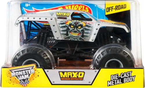 Vista 2 de Hot Wheels Monster Jam - Vehículo fundido a presión de máxima destrucción, escala 1:24