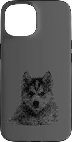Vista 6 de Chic Husky Puppy for Dog Mom and Paw Parents Case for iPhone 16