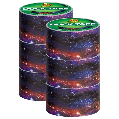 Vista 10 de Duck Brand Cinta adhesiva Duck impresa, 6 rollos, yute (283713_C)