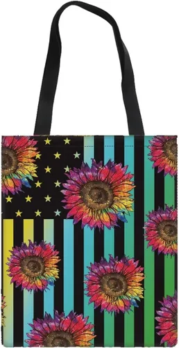 Vista 9 de UNICEU Bolso de viaje plegable de lona para mujer, estilo casual, para ir de compras al hombro