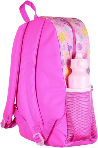 Vista 4 de Disney Princess - Mochila de 16 pulgadas para niñas juego de lonchera escolar de 5 piezas Multicolor talla única
