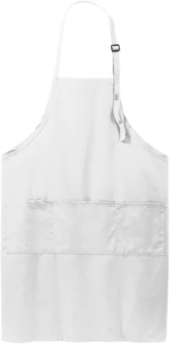 Vista 7 de Joe's USA Delantal con pechera ajustable de 8 onzas con bolsillos