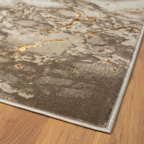 Vista 7 de LUXE WEAVERS - Alfombra abstracta de mármol beige 2x7