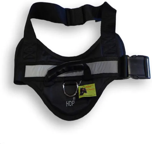 Vista 2 de HDP Arnés suave sin tirones para perros grandes. Tamaño: XXL. Color: negro