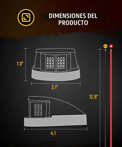 Vista 6 de Partsam 1 Uds. Luces de arco de barco marino, 24 luces LED de navegación roja y verde para buque, pontón, yate, skiff skeeter