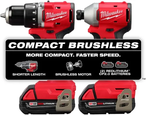Vista 3 de Milwaukee Eléctrico - M18TRADE KIT combinado compacto sin escobillas, 2 herramientas
