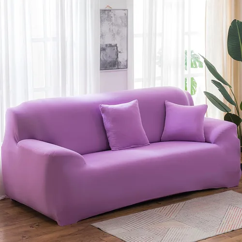 Vista 9 de Morbuy Funda súper elástica para sofá, 4 piezas de elastano, funda de sofá modular de color sólido con parte inferior elástica, protector de muebles