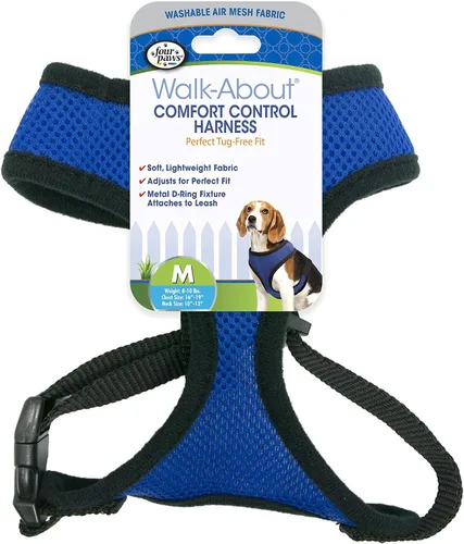 Vista 2 de Four Paws Comfort Control - Arnés para perro, color negro, extra pequeño