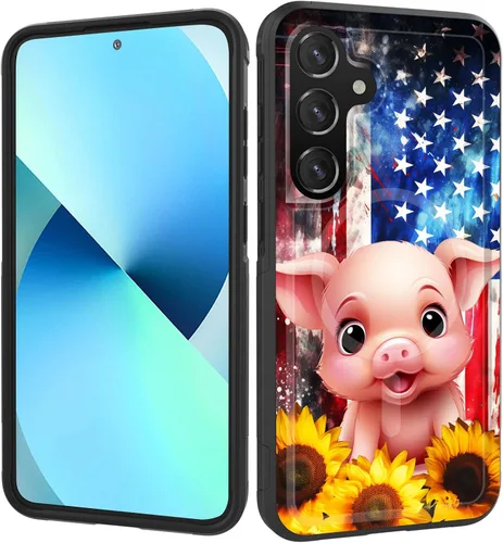 Vista 73 de Funda magnética para Galaxy A16 5G, [compatible con MagSafe] [protección contra caídas de grado militar] Funda resistente a prueba de golpes