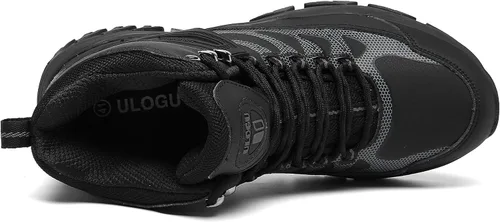 Vista 3 de ulogu Hiking Boots Men Waterproof Lightweight Comfortable NonSlip Trekking Shoes