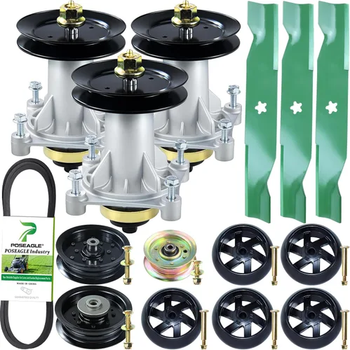 Vista 16 de Kit de montaje de husillo 587819701 previamente engrasado que reemplaza a Craftsman 187292 187281 192870 192872 Husqvarna 587125401 532187281