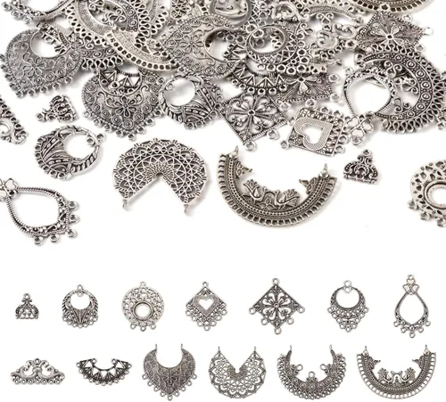 Vista 12 de Pandahall - Colgantes de araña de aleación tibetana para hacer joyas y collares