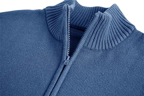 Vista 19 de Mens Polo Shirts Quarter Zip Long Sleeve Classic Casual Pullover Stand Collar Shirts