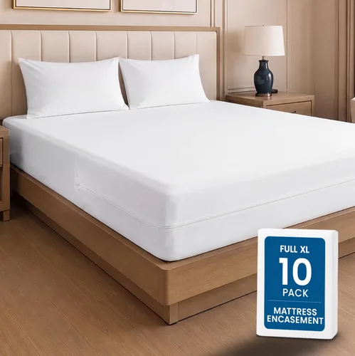 Vista 28 de Utopia Bedding - Protector de colchón Twin con zíper, 100% impermeable, a prueba de chinches y ácaros del polvo, funda para colchón absorbente de 6