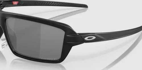 Vista 8 de Oakley Sliver anteojos de sol Negro Mate con Prizm negro Polarized Lens + Pegatina