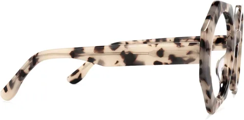 Vista 9 de Zeelool Gafas geométricas de gran tamaño con bloqueo de luz azul, gafas de moda para mujer con protección UV400 ZOP01887