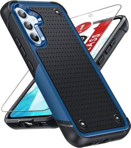 Vista 50 de LeYi Funda para Galaxy S21 FE-5G: Funda Samsung S21 FE con protector de pantalla, doble capa protectora de policarbonato duro y TPU suave Android