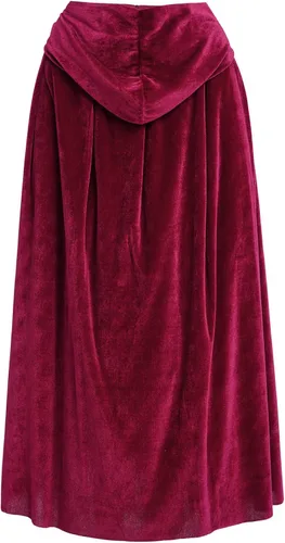 Vista 6 de FYMNSI Kids Girls Witch Costume Witch Sisters Dress Cape Cloak Wigs Halloween Cosplay Outfit Fancy Dress up Witch Dresses