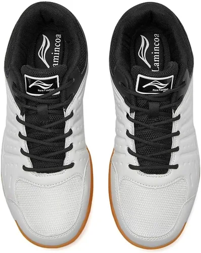 Vista 5 de Lamincoa Zapatos de pickleball para hombre, tenis de cancha para entrenamiento de bádminton, raqueta, squash, voleibol, interiores y exteriores