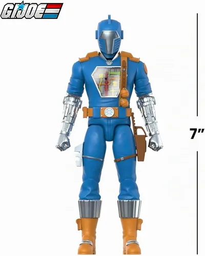 Vista 2 de Super7 ULTIMATES! G.I. Joe Cobra B.A.T. (Comic) - Figura de acción de G.I. Joe de 7 pulgadas con accesorios, coleccionables clásicos de dibujos