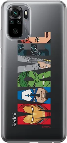 Vista 15 de ERT GROUP Funda de teléfono móvil para Xiaomi REDMI Note 10/10S original y con licencia oficial de Marvel, patrón 001, adaptado de forma óptima a