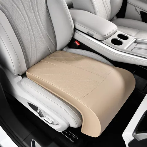 Vista 13 de Coverado Cojín de soporte extensor de patas de asiento de automóvil, cojín para asiento del conductor, soporte universal para patas de asiento