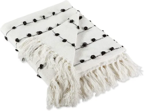 Vista 13 de DII Colección de mantas Woven Loop, 50x60, negro