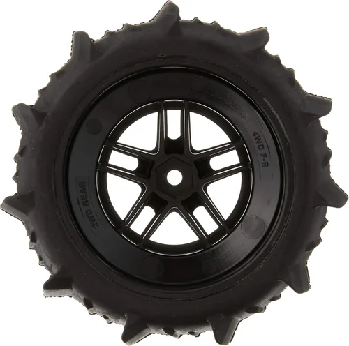 Vista 3 de Neumáticos todoterreno SCT 5891 SS en negro satinado, de Traxxas