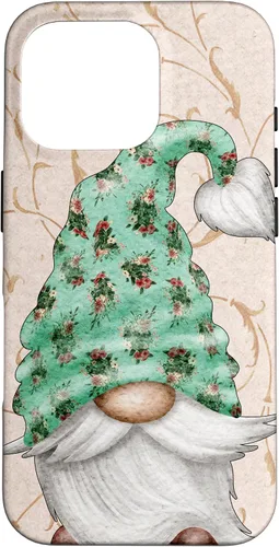 Vista 20 de Floral Shabby Chic Design with Cute Gnomie for Summer Gnome Case for iPhone 17