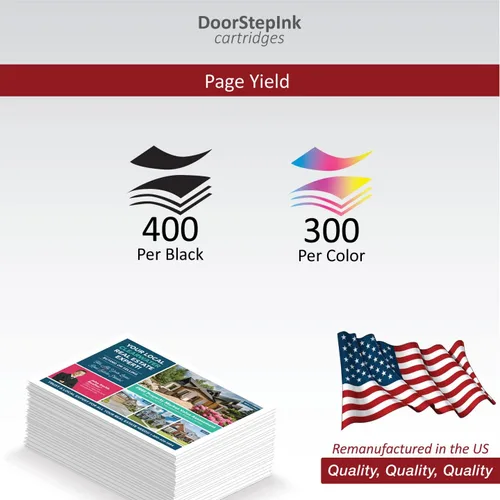 Vista 4 de DoorStepInk Recambios de cartucho de tinta remanufacturados en los Estados Unidos para impresora Canon PG-245XL 243XL CL-246XL 246 XL 244XL 244 XL