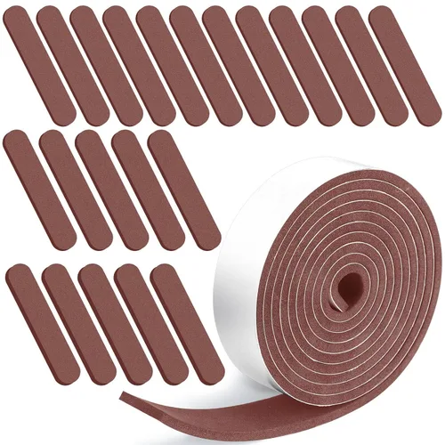 Vista 14 de Outus 23 piezas de cinta reductora de tamaño de sombrero, inserto de espuma, rollo de cinta reductora autoadhesiva (negro) Hat Filler Inserts for