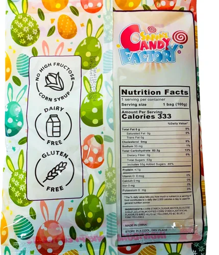 Vista 7 de Gomitas de malvavisco de Pascua, 10 diseños diferentes, 4.5 onzas, gomitas envueltas individualmente en bolsa, sin gluten, sin diario, perfectas
