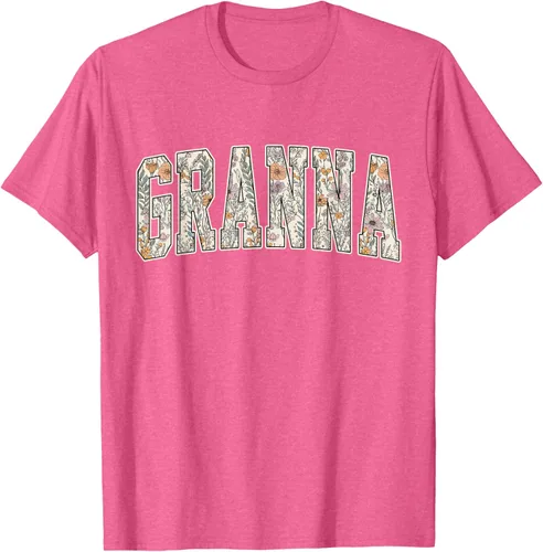 Vista 32 de Granna - Camiseta retro para el día de la madre Negro