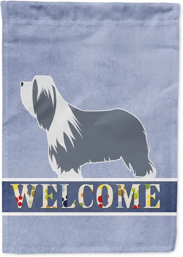 Vista 203 de Caroline's Treasures BB5552GF Affenpinscher Bandera de bienvenida para jardín, bandera decorativa para patio exterior, patio, parterres