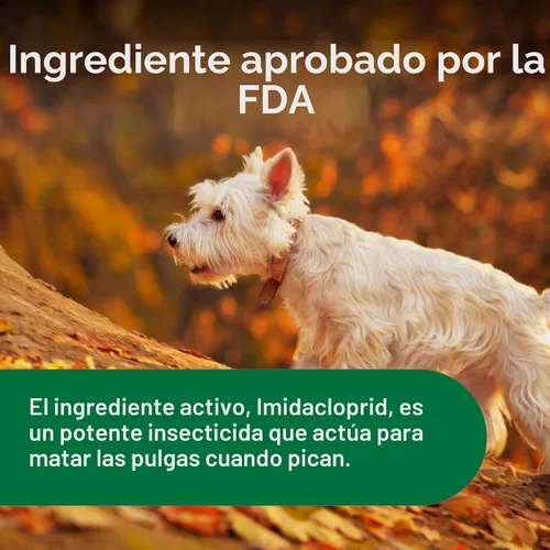 Vista 7 de Advantus Tratamiento oral antipulgas de acción rápida para perros, masticables suaves para perros de 4 - 22 lbs. 7 unidades.