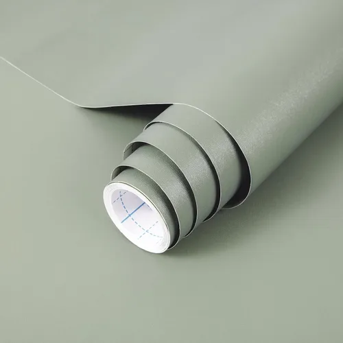 Vista 16 de practicalWs Papel tapiz de color verde salvia, papel de contacto verde para pegar y despegar, 17.7 x 118.1 pulgadas, papel tapiz removible de vinilo