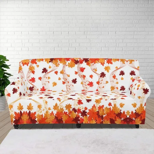 Vista 21 de Funda de sofá con diseño de árbol de bandera estadounidense para sofás y sofás, decoración navideña, funda antideslizante para sofá de 1 cojín