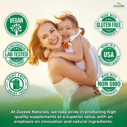 Vista 4 de Zazzee Myo-inositol en polvo, suministro para 3 meses, 92 porciones, 2000 mg por porción, cuchara gratis para dosis exacta, 6.49 onzas, certificado