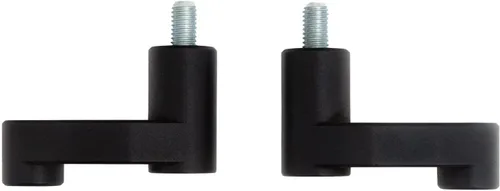 Vista 3 de GP Kompozit Extensores elevadores de espejo negro compatibles con Bajaj Dominar 250 / Dominar 400 2020-2023