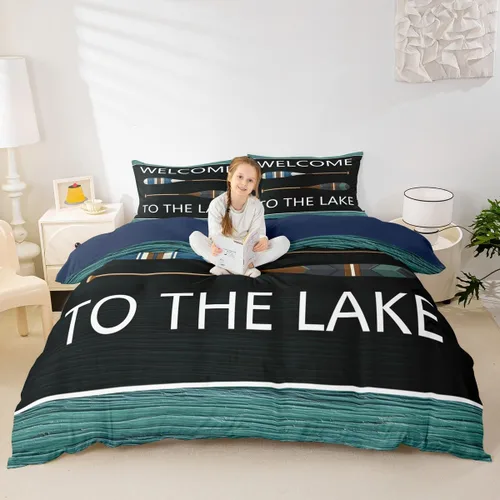 Vista 11 de Funda de edredón de león, juego de ropa de cama con estampado de mandala para niños, funda de edredón bohemia para niños y niñas, decoración