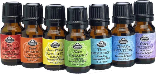 Vista 15 de Fabulous Frannie Aromaterapia Chakra - Sal de baño mineral de pomelo, cassia, incienso, ylang ylang y naranja dulce, aceites esenciales puros, 7