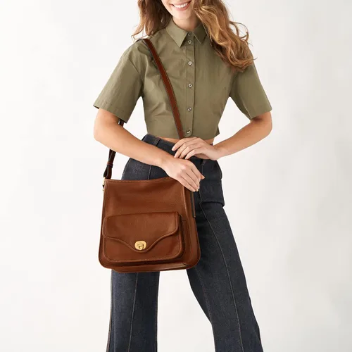 Vista 5 de Fossil Bolso Hobo de cuero para mujer Heritage