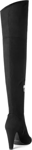 Vista 3 de DREAM PAIRS Botas altas hasta el muslo para mujer, tacones por encima de la rodilla, botas largas y sexys con punta puntiaguda