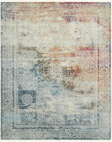 Vista 12 de Unique Loom Baracoa Collection Alfombra de área - Marimelena (2' 2" x 3' 1", Multi/ Gris)